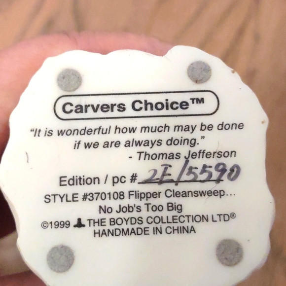 Boyd's Collection Boyd's Carvers Flipper Clean Sweep - Picture 7 of 8